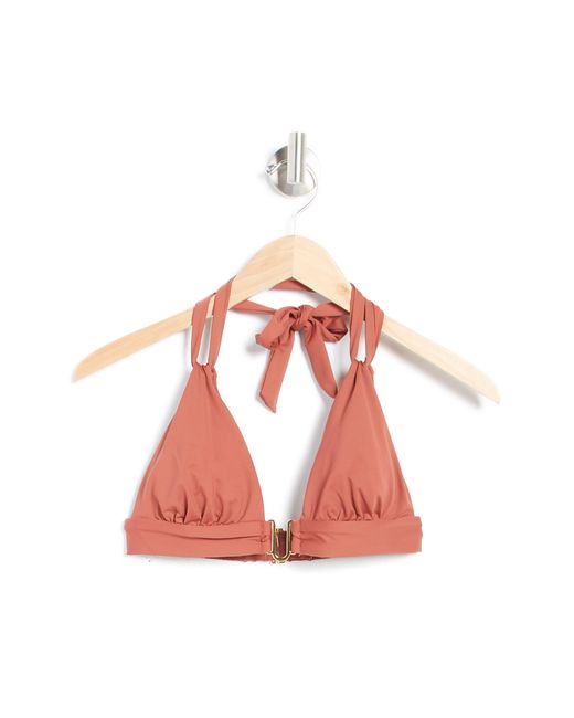 La Blanca Island Goddess Shirred Strap Bikini Top Lyst