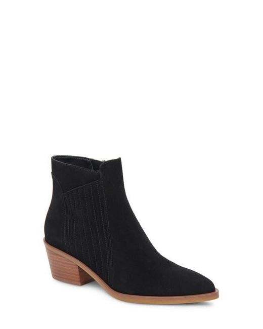 Dolce Vita Black Sawyer Block Heel Boot