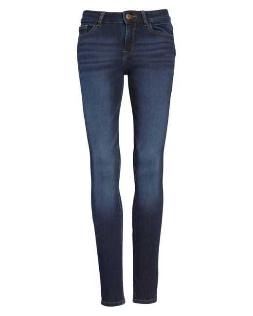 DL1961 Blue 'florence' Instasculpt Skinny Jeans