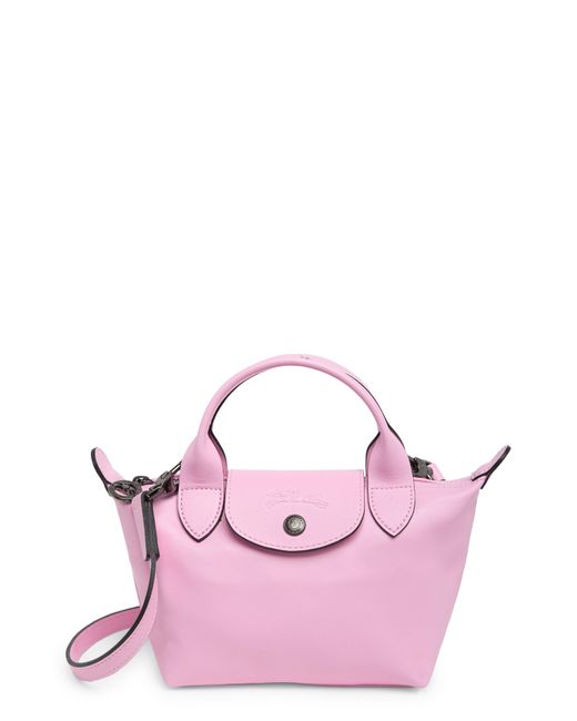 Longchamp Le Pilage Small Crossbody Bag in Pink | Lyst