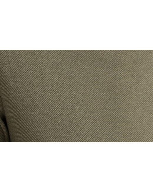 Max Studio Green Twill Knit Barrel Leg Pants