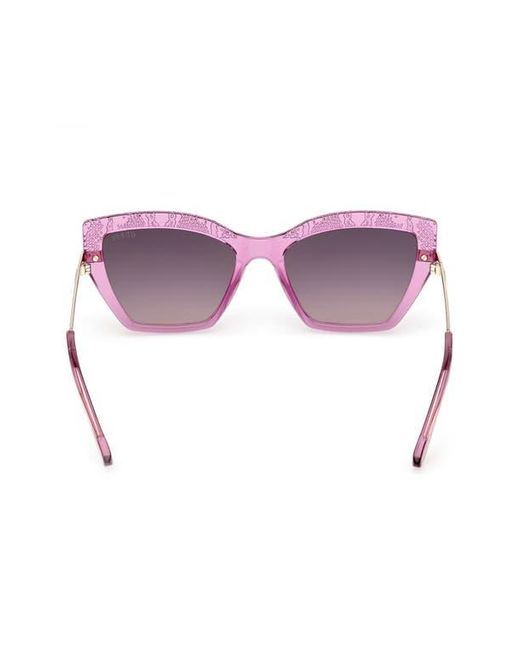 Guess Purple Rectangular Sunglasses for men