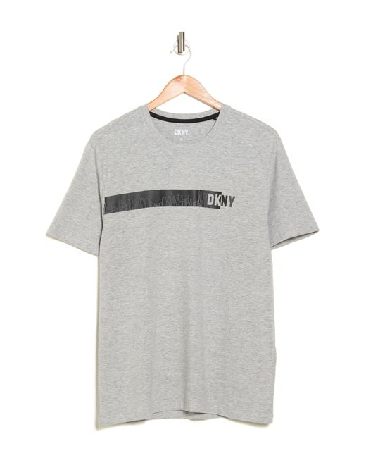 DKNY Gray Bennie Graphic T-shirt for men