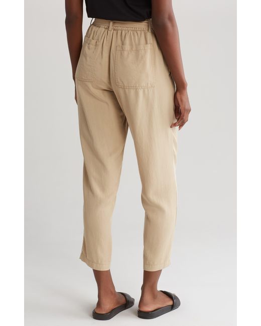 Tahari Natural Emory Twill Taper Pants