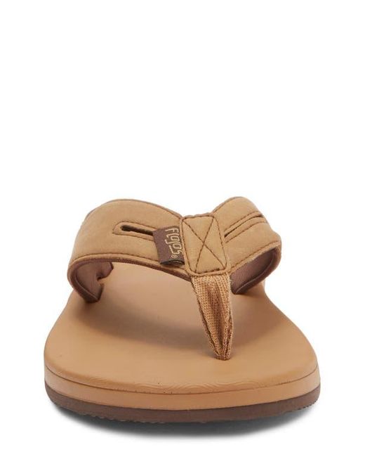 Flojos Brown Chimi Flip Flop Sandal for men