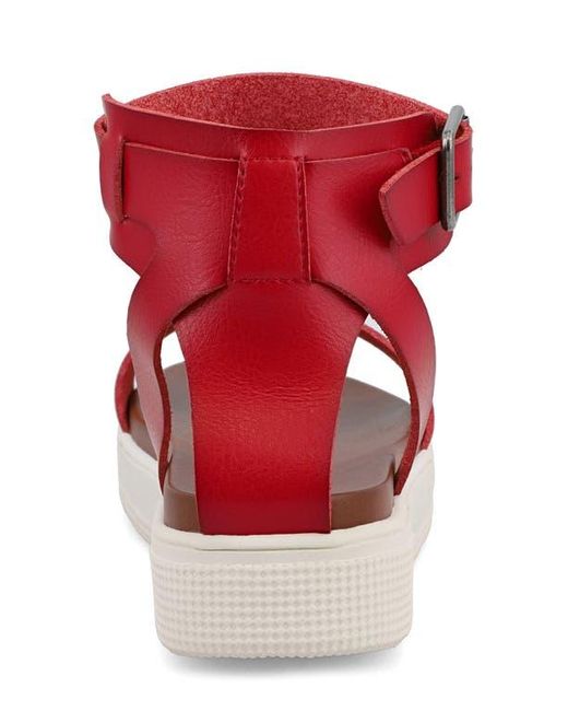 MIA Red Ellen Platform Sandal