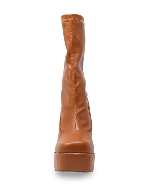 In Touch Footwear Brown Rayla Platform Boot
