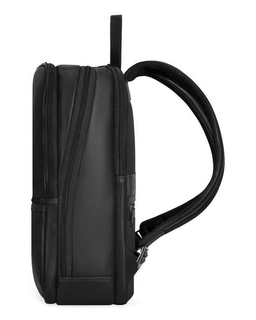 CHAMPS Black Onyx Leather Backpack for men