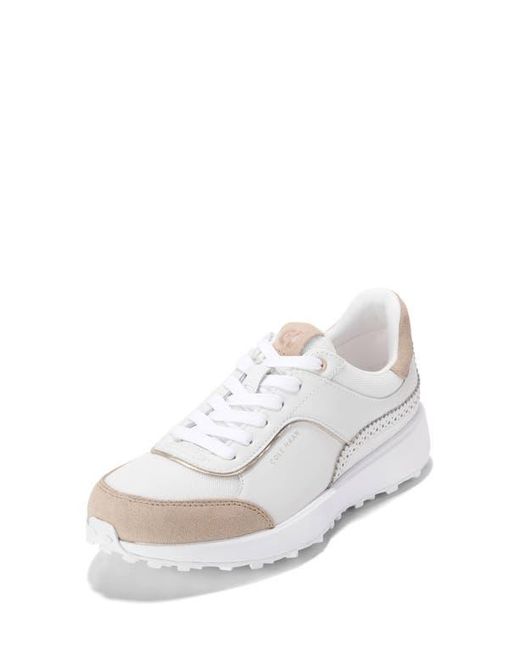 Cole Haan White Grand Crosscourt Hallet Run Sneaker