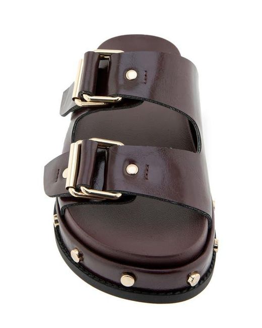 BCBGeneration Red Bamba Slide Sandal