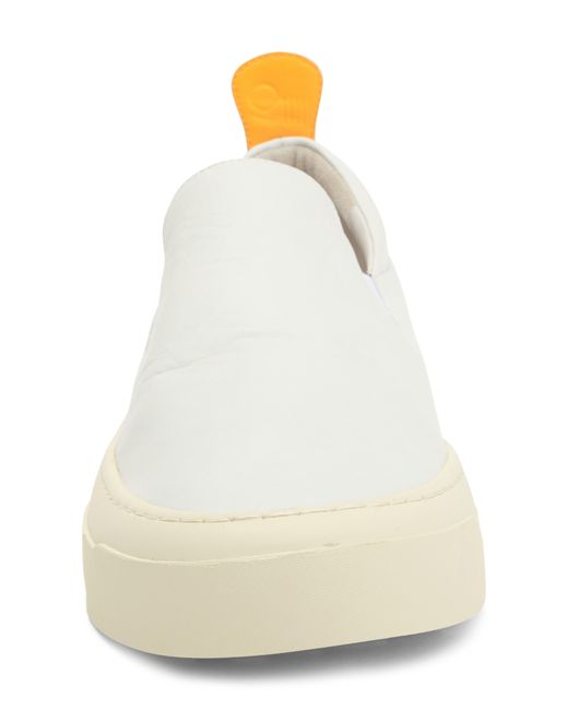 ONCEPT White Laguna Leather Slip-on Sneaker