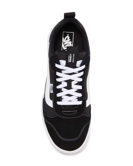 Vans Blue Suede Canvas Low-Top Sneakers for men