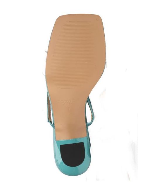 TORGEIS White Papilio Clear Strap Sandal