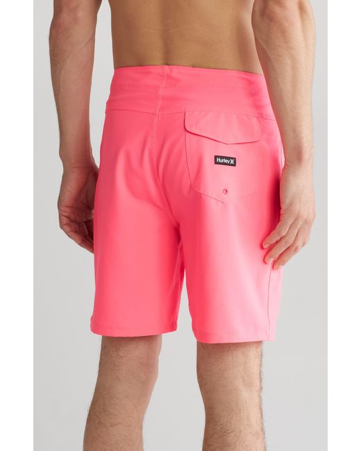 Hurley Pink One & Only Supersuede Board Shorts for men