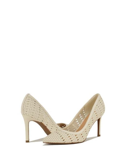 Nine West White Elbeew Pointed Toe Pump