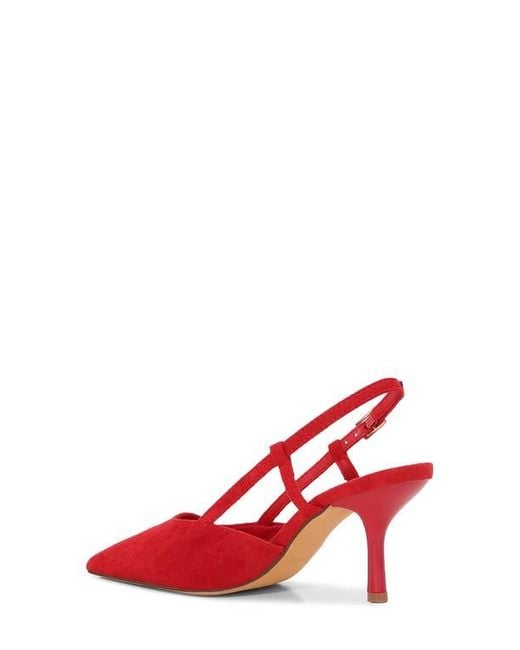 BERNESS Red Slingback Pump