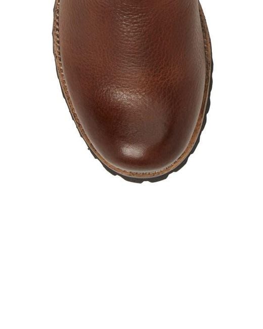 Blackstone Brown Ol06 Genuine Shearling Lined Bootie