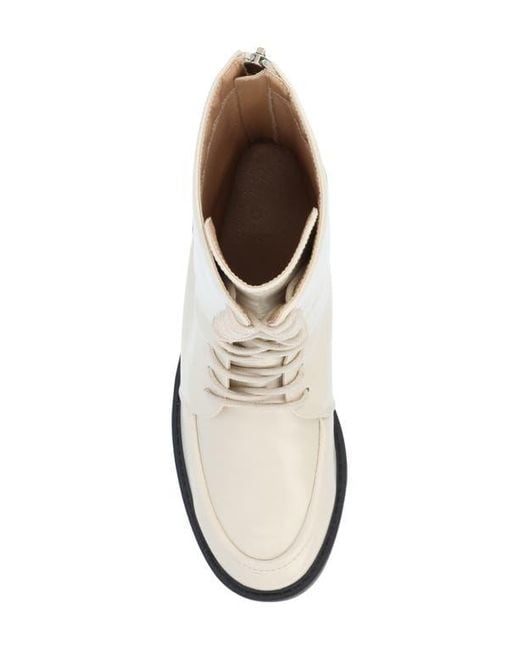Journee Collection White Nikks Combat Boot