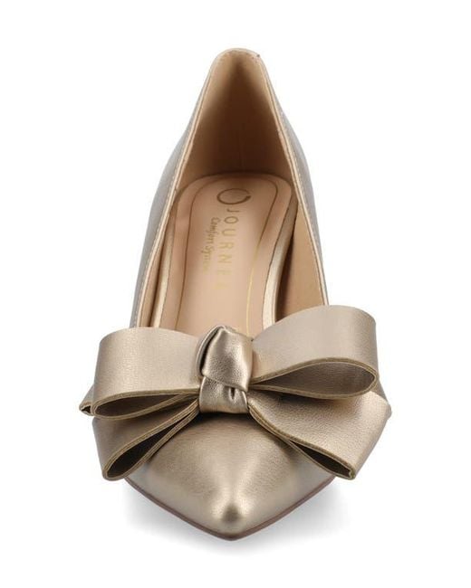 Journee Collection Multicolor Crystol Pump