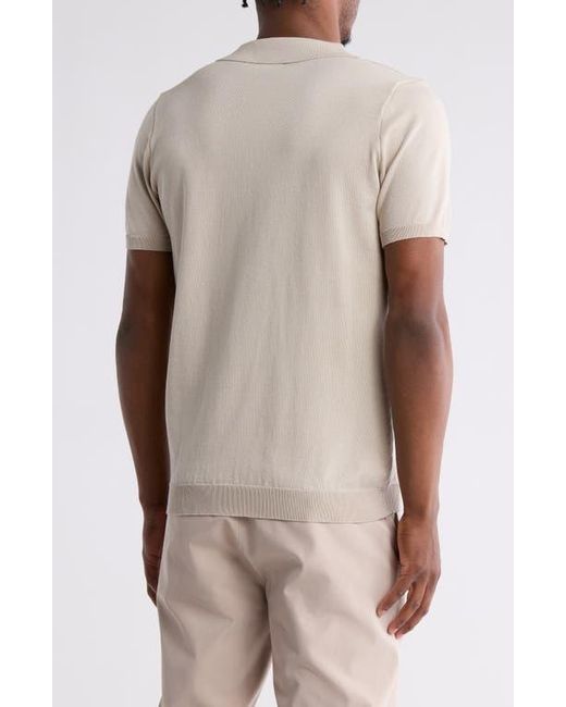 T.R. Premium Natural Slim Fit Sweater Knit Polo for men