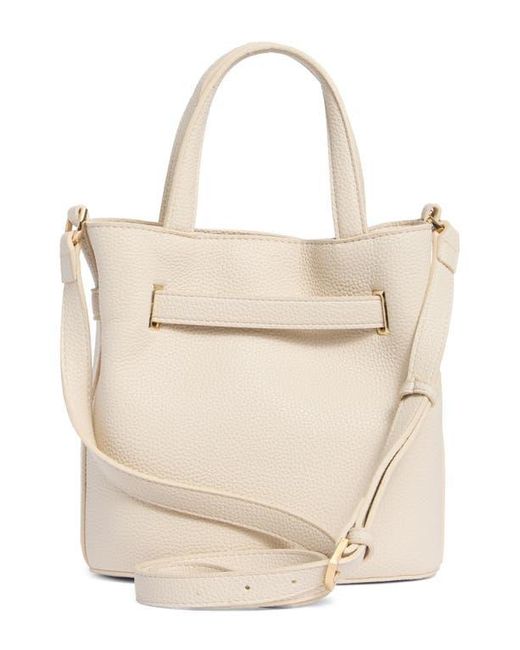 Tahari Natural Pebble Bucket Bag