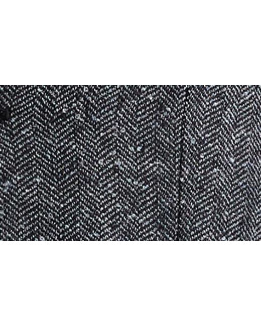 Bugatchi Gray Herringbone Jacket With Removable Bib for men