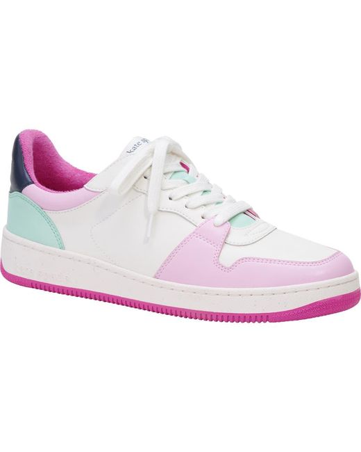 Kate Spade White Bolt Colorblock Sneaker