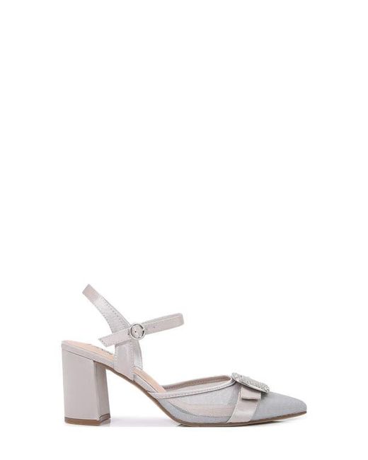 Lady Couture White Bianca Slingback Pump