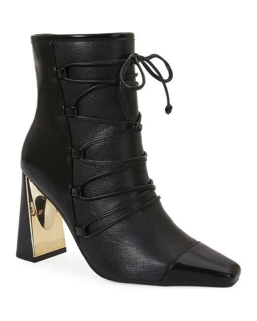 Ninety Union Black Farah Square Toe Bootie