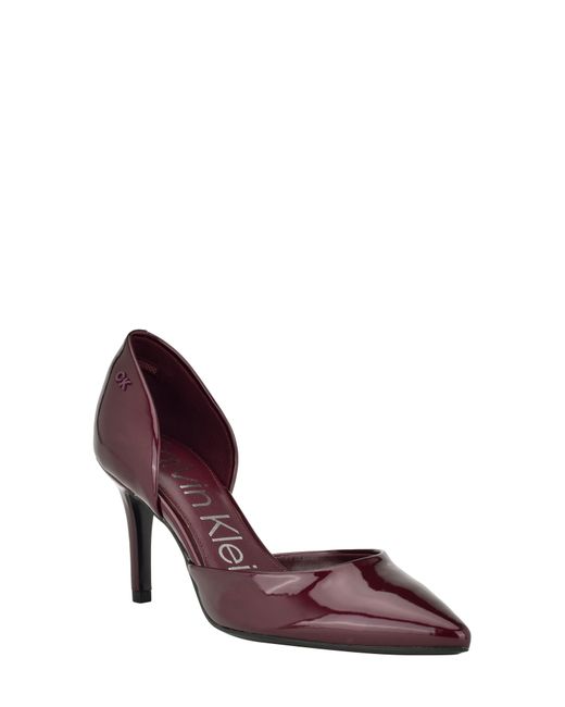 Calvin Klein Gloria D'orsay Pump in Purple Lyst
