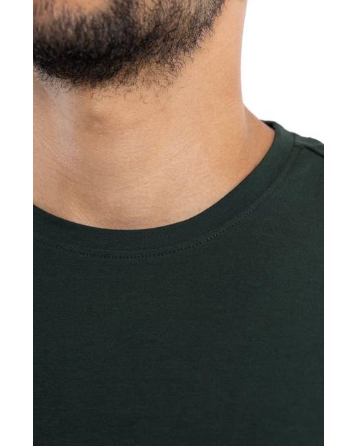 Xray Jeans Green Crewneck Long Sleeve T-Shirt for men