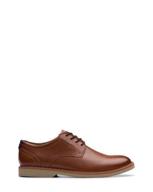 Clarks Brown Radcliff Plain Toe Derby for men