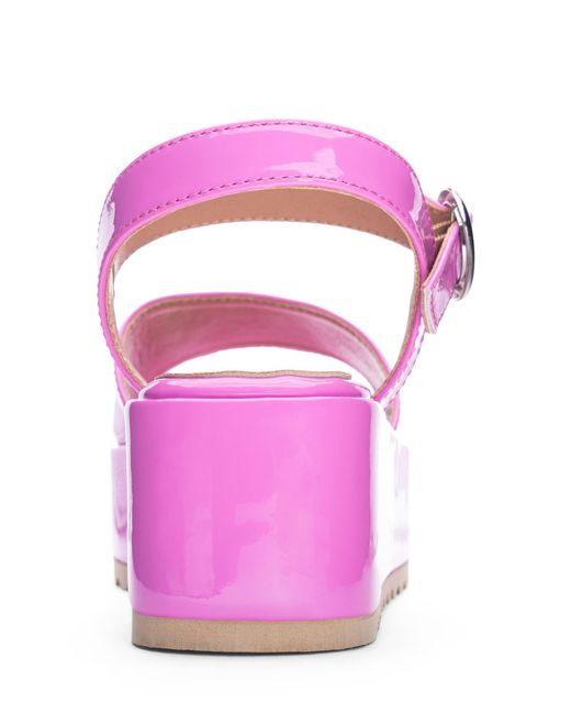 Dirty Laundry Pink Jump Out Platform Sandal
