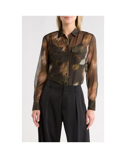 Rag & Bone Black Sonica Button-Up Shirt