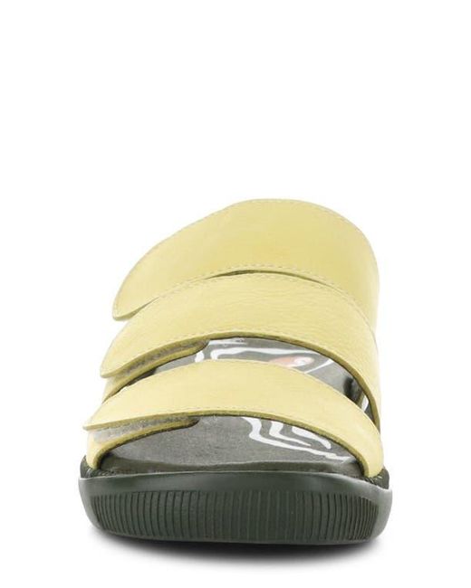 Softinos Yellow Slide Sandal
