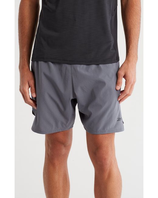 Reebok Gray Ts Speed 3.0 Shorts for men