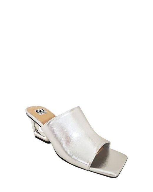 Ninety Union White Florence Square Toe Mule