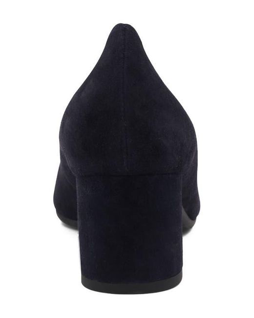 Aquatalia Blue Kari Weatherproof Pointed Toe Pump