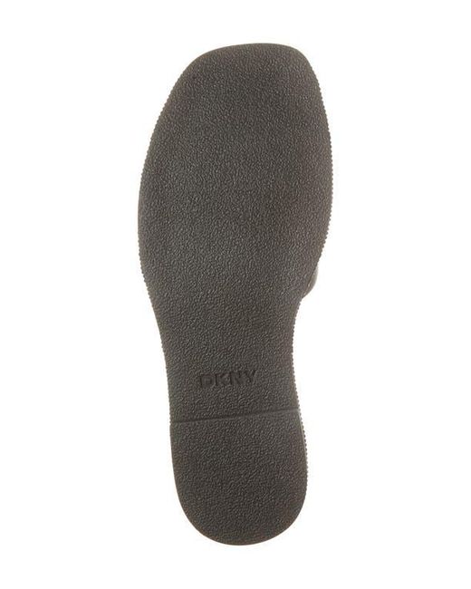 DKNY Gray Slide Sandal