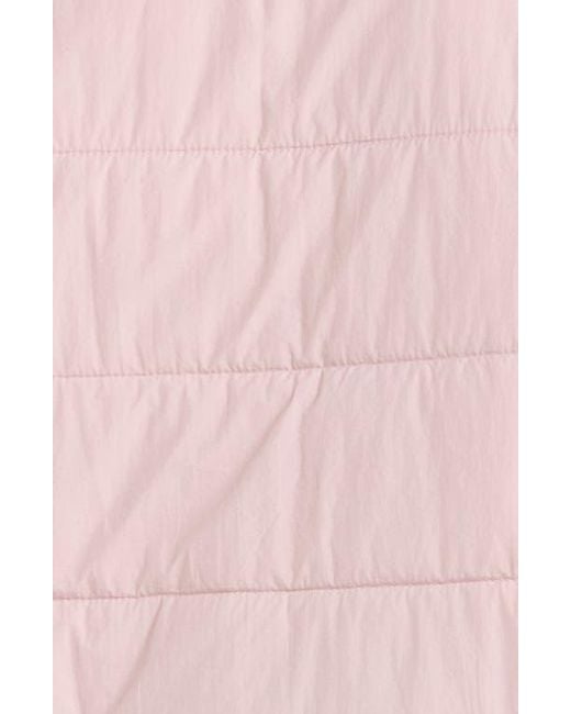 Zella Pink Quilted Packable Jacket