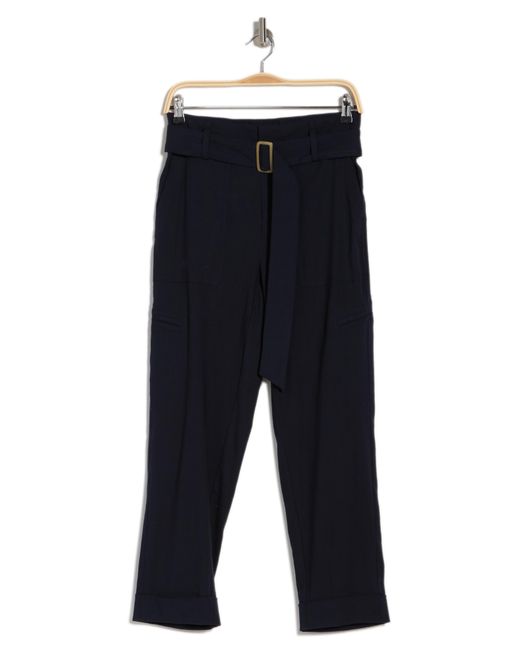 Vince Cargo Linen Blend Pants in Blue Lyst