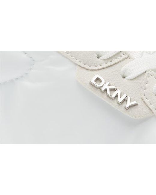 DKNY White Naples Sneaker