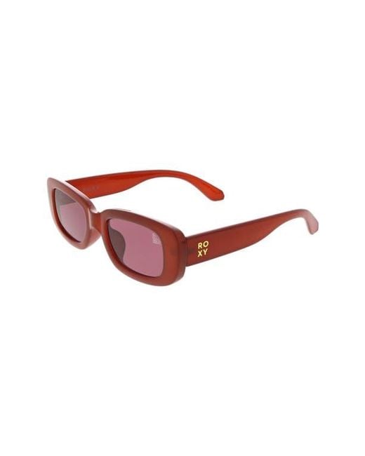 Roxy Red 53Mm Slim Oval Sunglasses