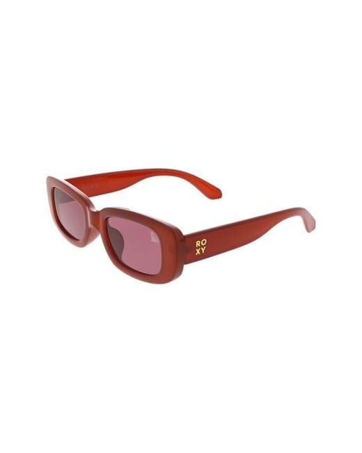 Roxy Red 53Mm Slim Oval Sunglasses