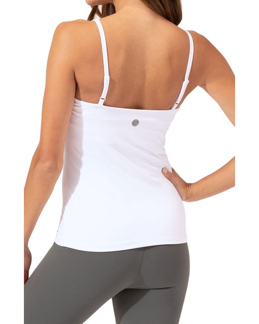 Threads For Thought White Sami Yoga Camisole
