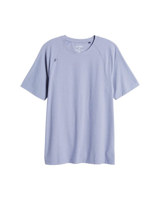 Rhone Blue Reign Short Sleeve T-shirt In Purple Impression/arctic Ice At Nordstrom Rack for men