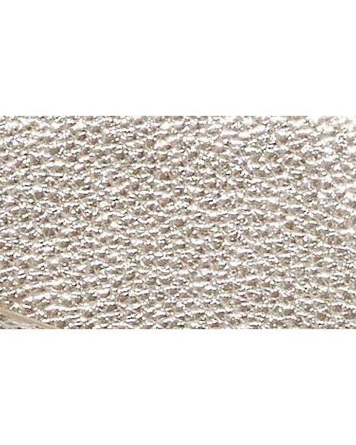 Cole Haan Metallic Pebble Leather Wallet On A Chain