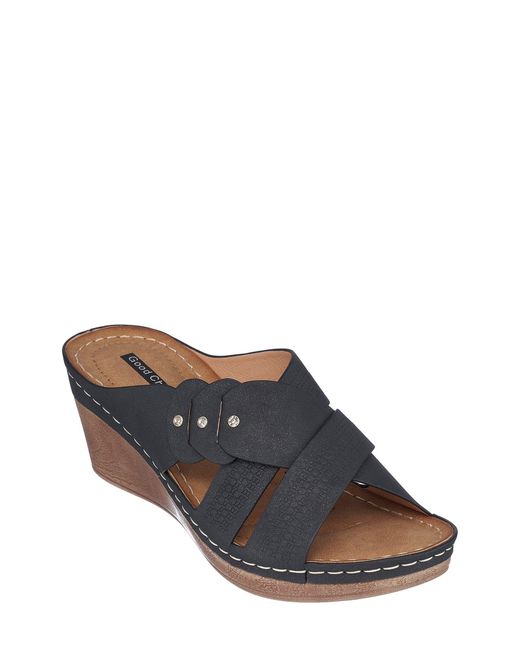 Gc Shoes Brown Dorty Wedge Sandal