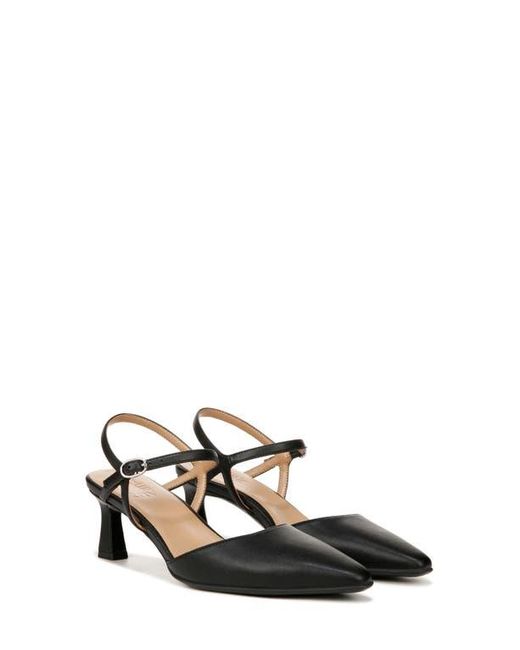Naturalizer Black Tara Ankle Strap Pump