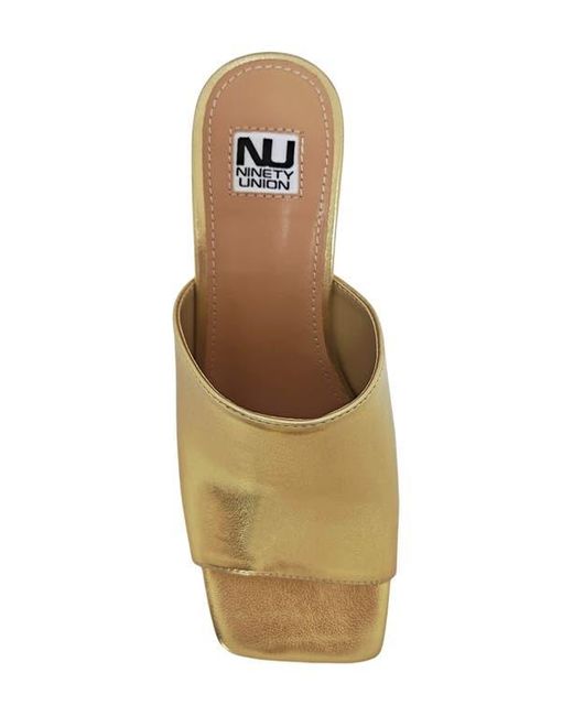 Ninety Union Natural Florence Square Toe Mule